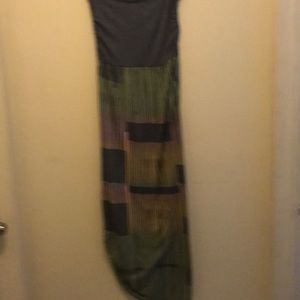 Strapless maxi sun dress